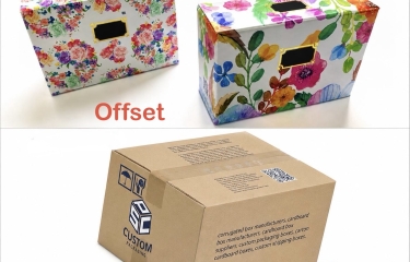 So sánh thùng carton in offset và flexo.
