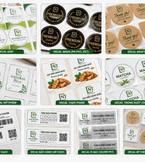 TEM NHÃN DECAL THIẾT KẾ THEO YÊU CẦU