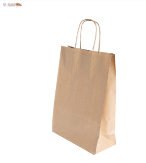 Túi Giấy Kraft Quai Xách – Kích Thước 25 x 14 x 30 cm (Rộng x Hông x Cao)