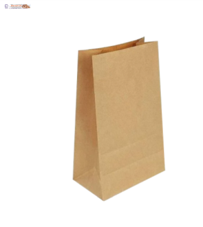Túi Giấy Kraft Không Quai – Kích Thước 13x8x24cm (4N, Rộng x Hông x Cao)