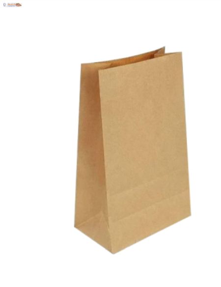 Túi Giấy Kraft Không Quai – Kích Thước 13x8x24cm (4N, Rộng x Hông x Cao)